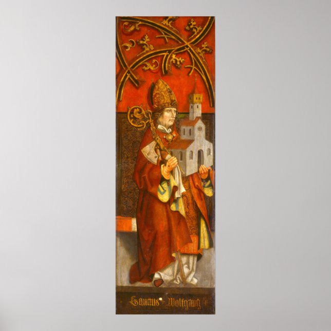 Saint Wolfgang - Poster d'art allemand du Tyrol (Devant)