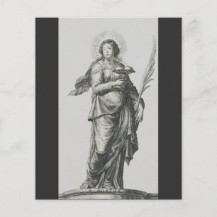 Sainte Agathe de Sicile Grâce Volcanique Art