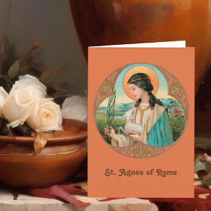 Sainte Agnès de Rome (BK 006) Carte