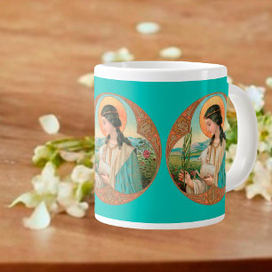 Sainte Agnès de Rome (BK 006) Mug géant