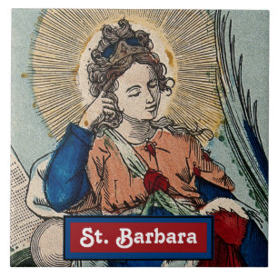 Sainte-Barbe (M 007) Carreau de céramique 1