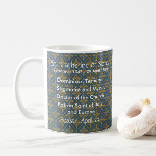Sainte Catherine de Sienne (BK 19) Mug de café 1.1