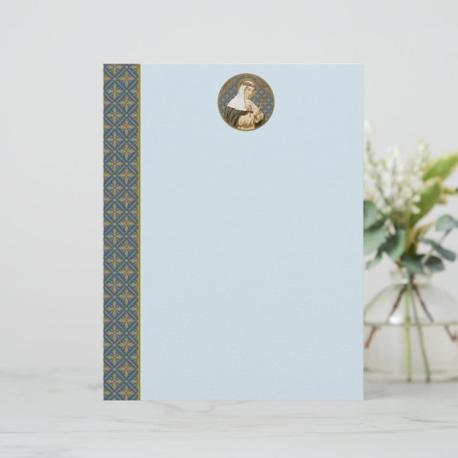 Sainte Catherine de Sienne (BK 19) (Style 1, feuil (Debout devant)