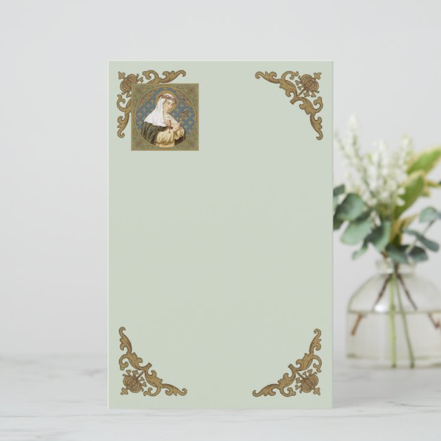 Sainte Catherine de Sienne (BK 19) (Style 2, feuil (Debout devant)