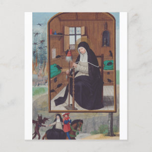 Sainte Gertrude de Helfta par Simon Bening