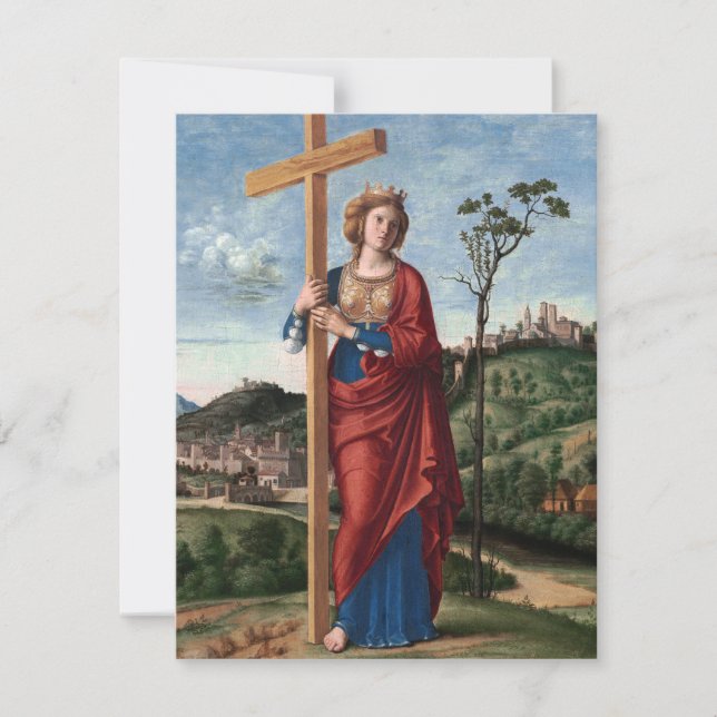 Sainte Hélène avec la Vraie Croix Art sacré (Devant)