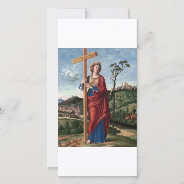 Sainte Hélène avec la Vraie Croix Art sacré (Devant)
