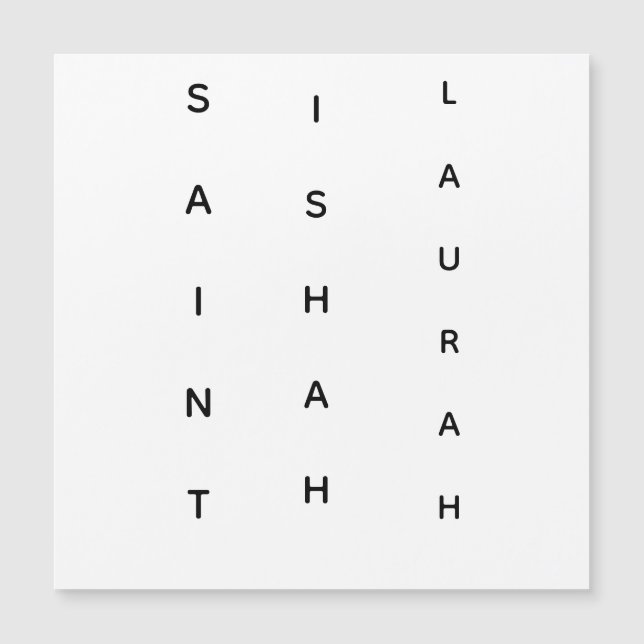 SAINTE ISHAH LAURAH VERTICALE (Devant)