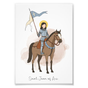 Sainte Jeanne d'Arc, Sainte Catholique Photo Impre