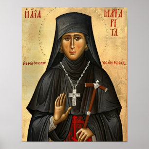 Sainte Margarita la Nouvelle Martyre Impression d'
