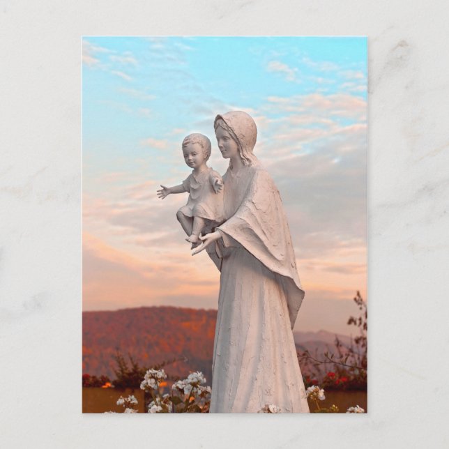 Sainte Marie avec Jésus Carte Postale (Devant)