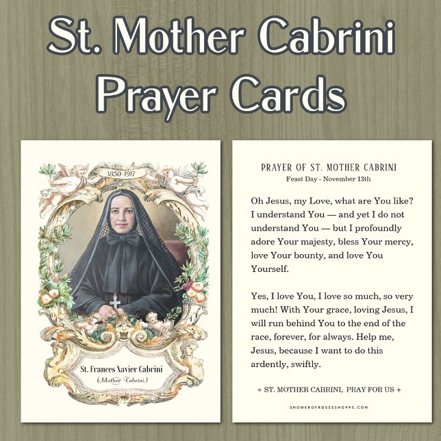 Sainte Mère Cabrini Prière religieuse Nonne (Créateur téléchargé)