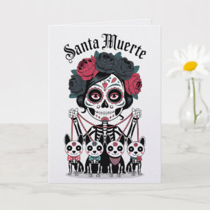Sainte Mort Vintage Carte Jour des Morts