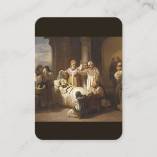 Sainte prière pour la carte de prière mourante