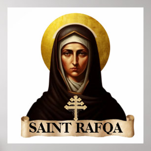 Sainte Rafqa, religieuse maronite, Affiche 40" x 4