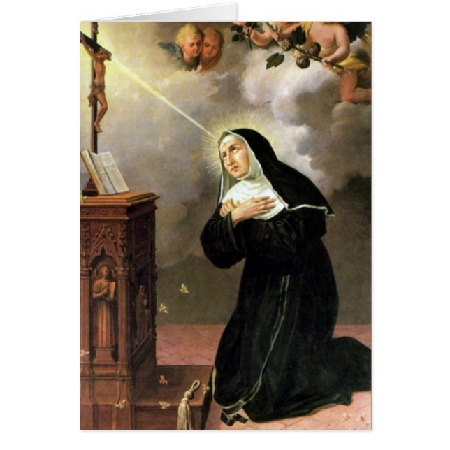 Sainte Rita de Cascia Religieux Catholique Nun Ang (Devant)