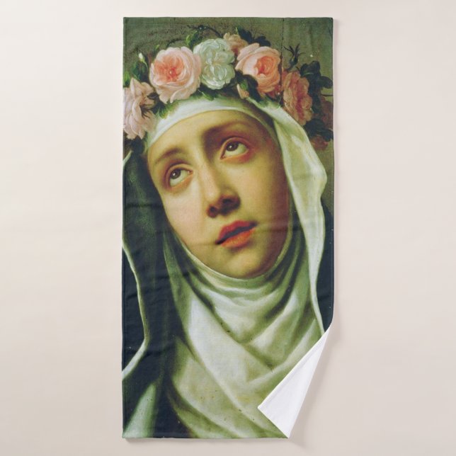 Sainte Rose de Lima L'Ange du Pérou Beaux-Arts (Serviette de bain)