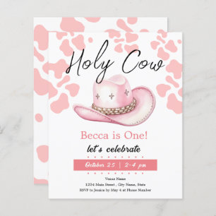 Sainte vache 1ère Casquette fille fille anniversai