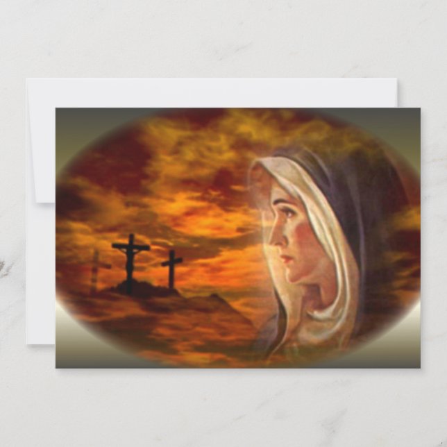 Sainte Vierge Marie et les Trois Croix (Devant)