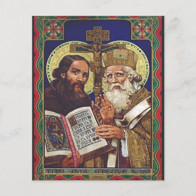 Saints Cyrille et Méthode Apôtres des Slaves (Devant)