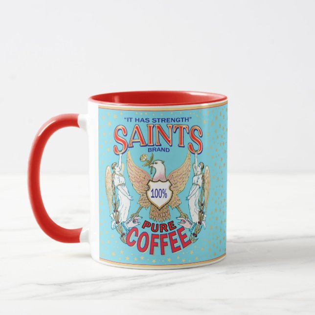 Saints Fabled Coffee Étiquette Mug ・ Céramique 11  (Gauche)