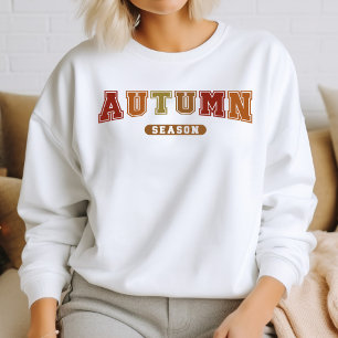 Saison automne tendance Varsity Sweatshirt