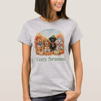 Saison cosy Marionnettes d'automne et T-shirt Citr