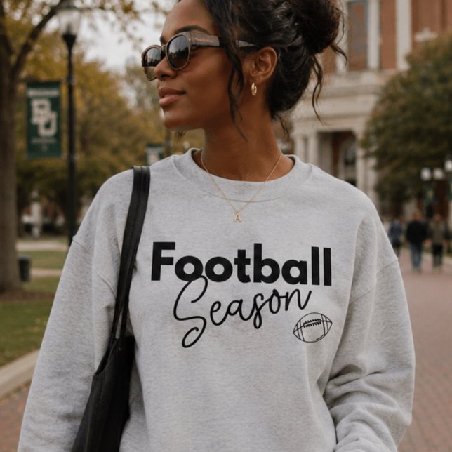 Saison de football, Crewneck Pullover mignon pour  (Créateur téléchargé)