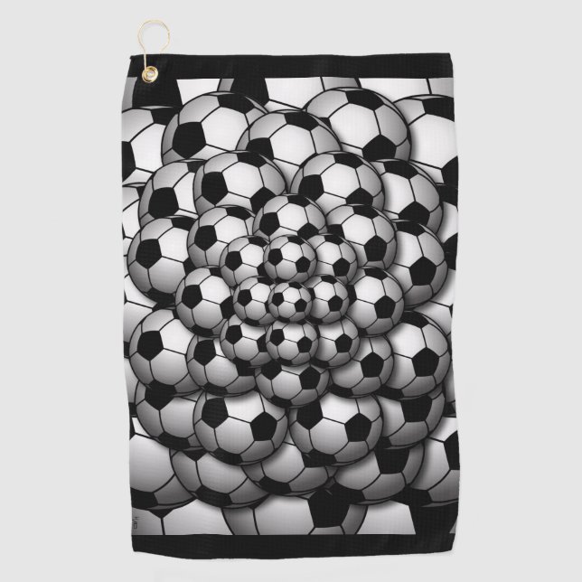 Saison de football Golf Serviette (Devant)