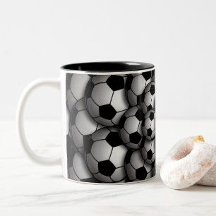 Saison de soccer Mug café à deux tons