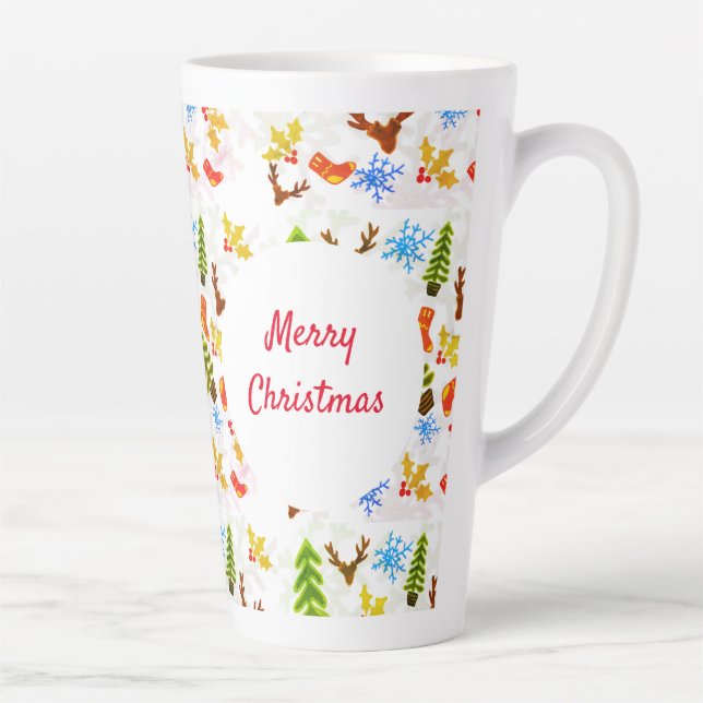 Saison des fêtes des motifs de Noël Mug (Droite)