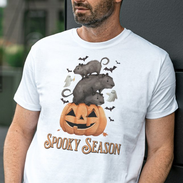 Saison éffrayante Capybara Halloween Funny T-shirt (Créateur téléchargé)