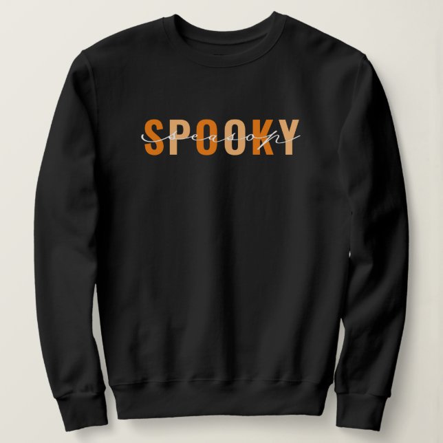 Saison éffrayante Halloween Sweatshirt (Design devant)