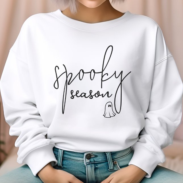 Saison éffrayante Halloween Sweatshirt pour les fe (Créateur téléchargé)