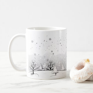 Saison Hivernale Minimaliste Dans Votre Mug
