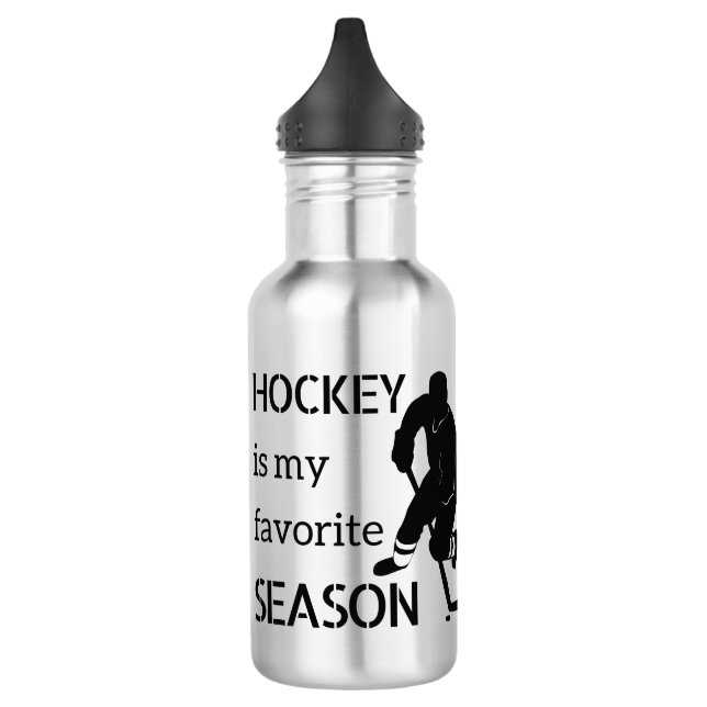 Saison préférée de la bouteille d'eau de hockey no (Gauche)