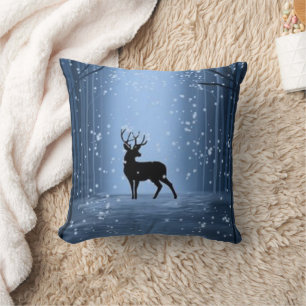 Saisons de cerfs Coussin d'hiver