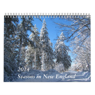 Saisons en Nouvelle-Angleterre ~ calendrier