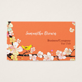 Sakura Bird Cosmetologue Cartes de visite