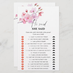 Sakura - Il a dit qu'elle a dit jeu de douche nupt