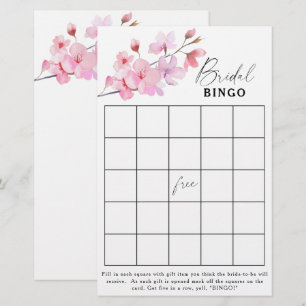 Sakura - Jeu de bingo pour la fête de fiançailles