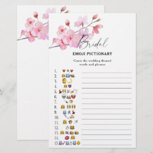 Sakura - jeu de pictionary emoji pour la baby show