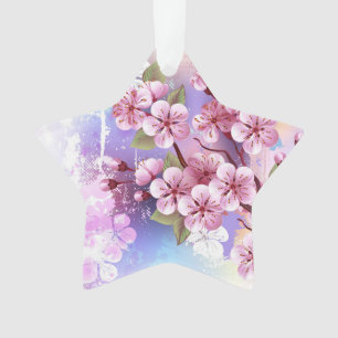 Sakura rose sur la peinture Arrière - plan