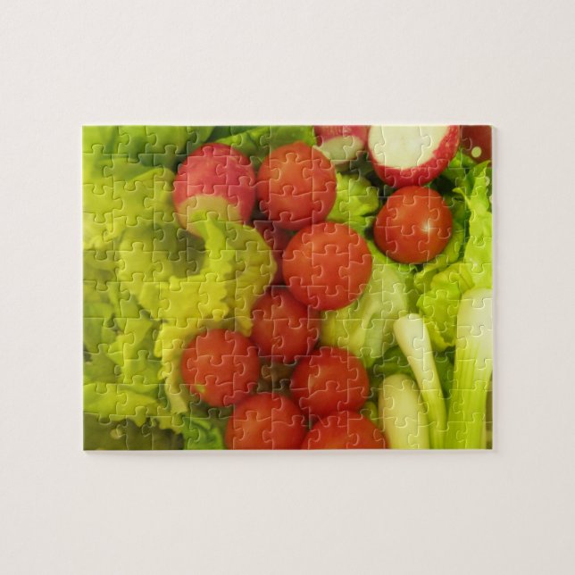 Salad Vegetables Puzzle (Horizontal)