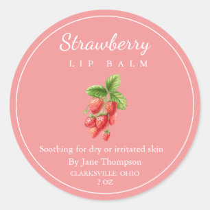 Salade de fraise / Étiquette de baume