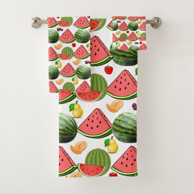 Salade De Fruit Serviettes De Salle De Bains (En situation)