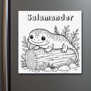 Salamander   Page de coloriage de l'enfant