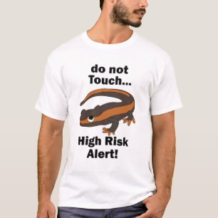 Salamandre de feu Ne pas toucher Alerte à haut ris