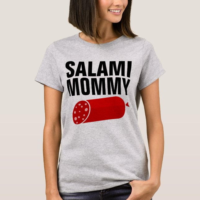 SALAMI MOMMY, T-Shirts Mère Drôle (Devant)