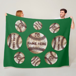 Sale couverture Vintage personnalisée de base-ball